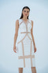 FRENCH LACE DETAILED PENCIL DRESS - Barrus London